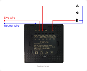 نحوی نصب کلید لمسی کولر