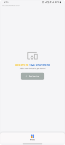 نصب اپلیکیشن کلید لمسی هوشمند رویال