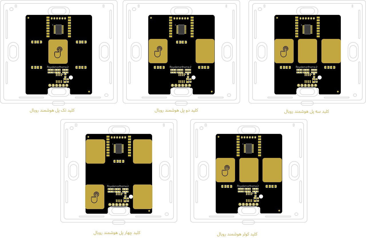 کلید لمسی هوشمند رویال